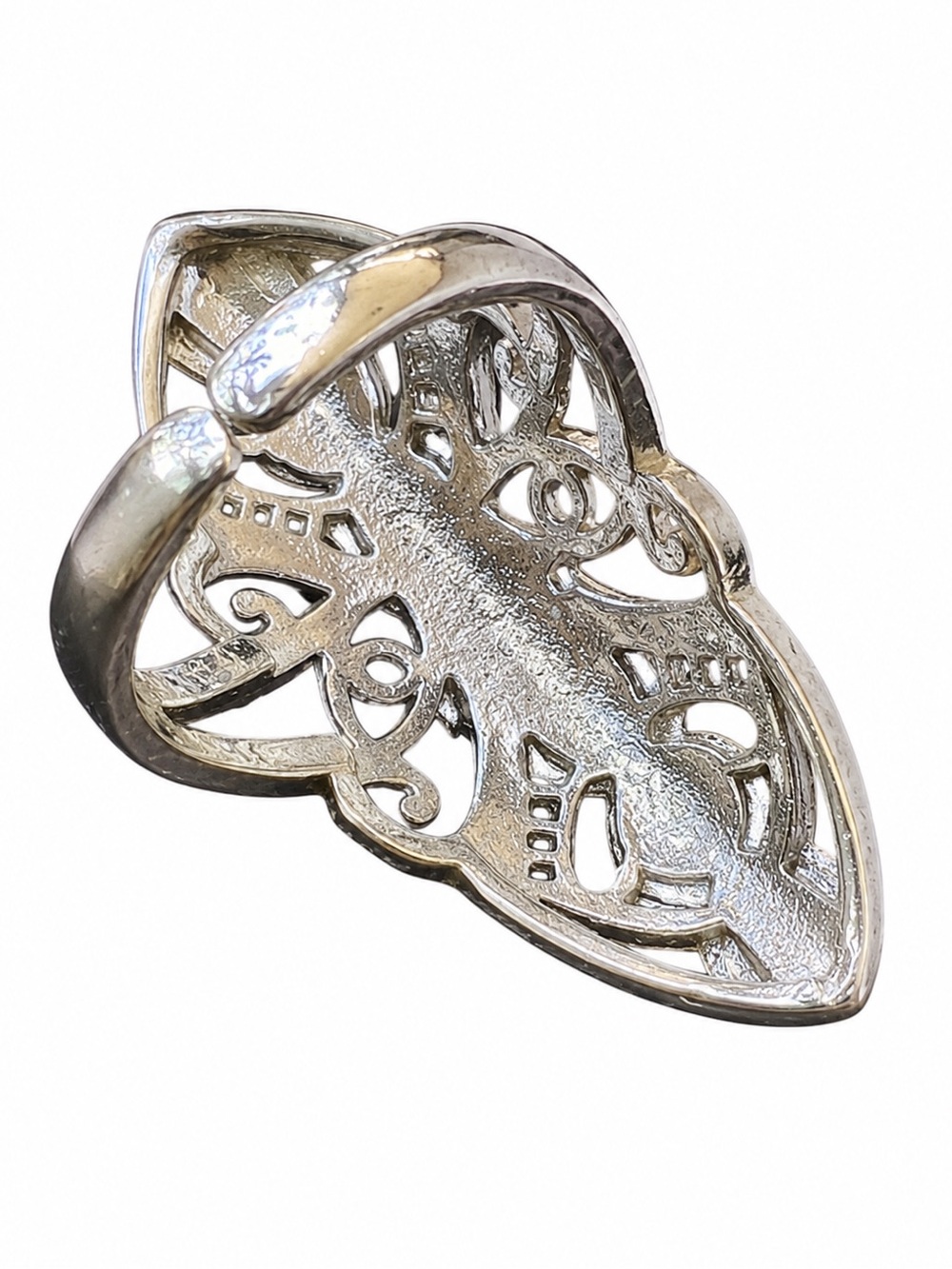 NWOT Rainbow Chakra Stone Ring Silver Tone Adjustable Boho Festival - Picture 7 of 11